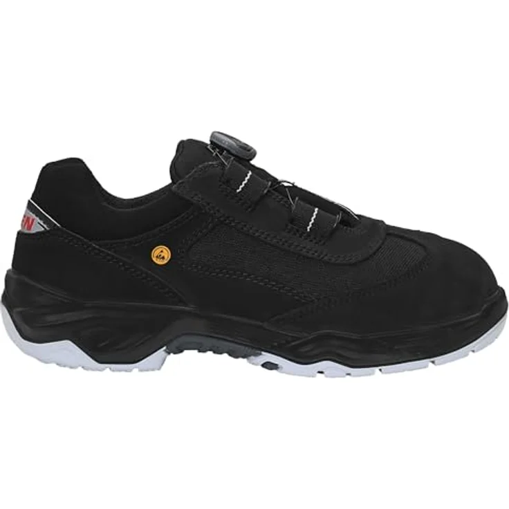 Elten Sicherheits-Halbschuh S3 Dustin Boa Low ESD, Gr. 43, Nubukleder, antistatisch, rutschfest – Bild 2