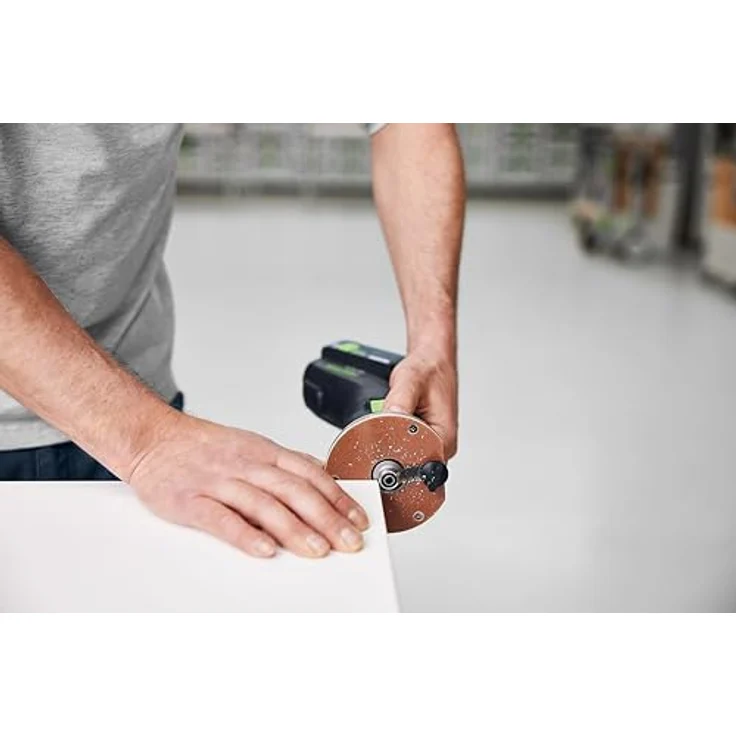 Festool OFKC 500 R3 EB-Basic, Akku-Kantenfräse mit 1/10 mm Frästiefeinstellung, bürstenlosem EC-TEC-Motor und transparenter Absaughaube – Bild 6