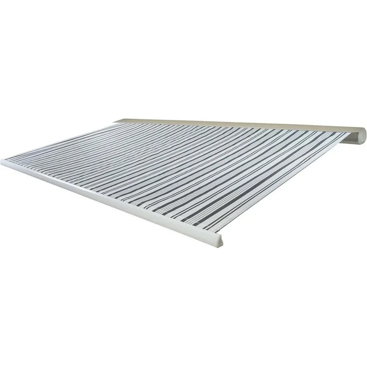MCW Kassettenmarkise H122-4x3-oV Leistungsstarker Motor 205W, stufenlos einstellbar, Polyacryl-Bezug in Luxus-Variante