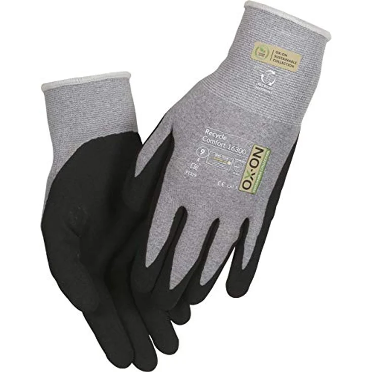 OX-ON HandschuhMan. Recycle Comfort Arbeitshandschuhe aus recycelten Materialien, Gr. 7-11 (7/S), langlebig und umweltfreundlich – Bild 2