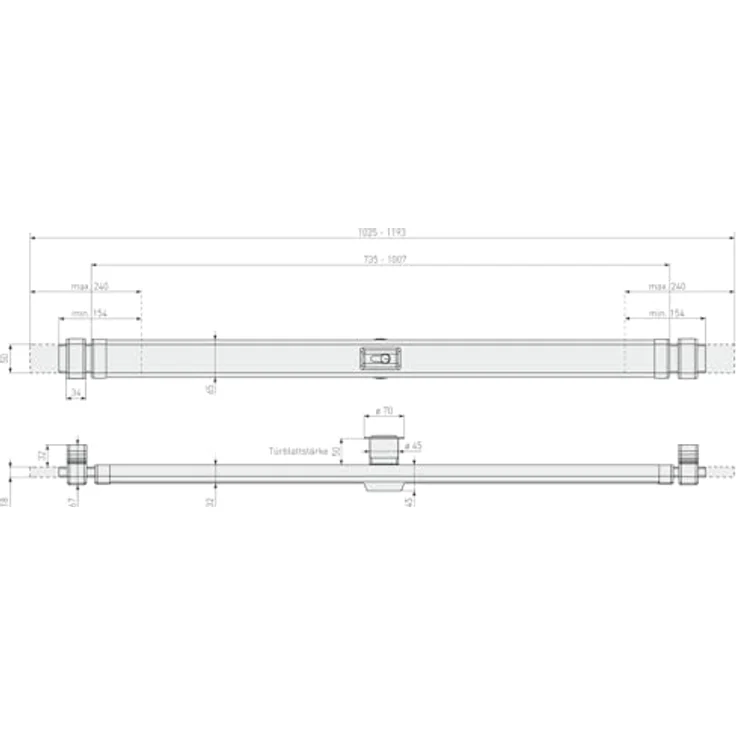 ABUS Panzerriegel PR2600 weiß, 51381 – Bild 7