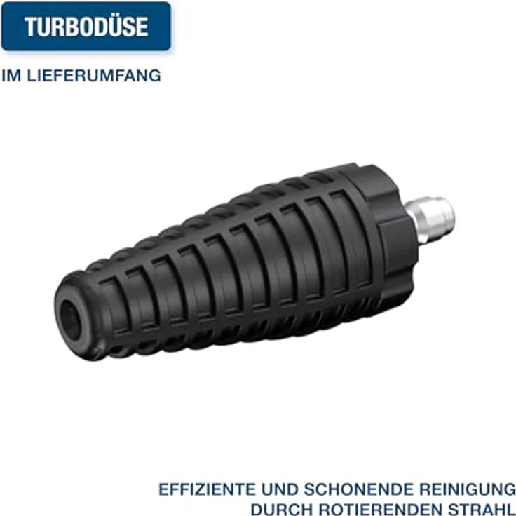 HYUNDAI Hochdruckreiniger HPW3100IE, max. 190 bar, 660 l/h, 3100 W Induktionsmotor, 10m verdreh-sicherer Schlauch, 4 Düsenaufsätze, rotierende Turbodüse – Bild 5