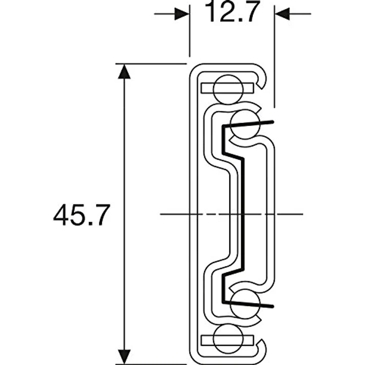 Accuride Kugel-Vollauszüge 3832 mit Ausrollsicherung, 300mm 45kg, hell chromatiert – Bild 4