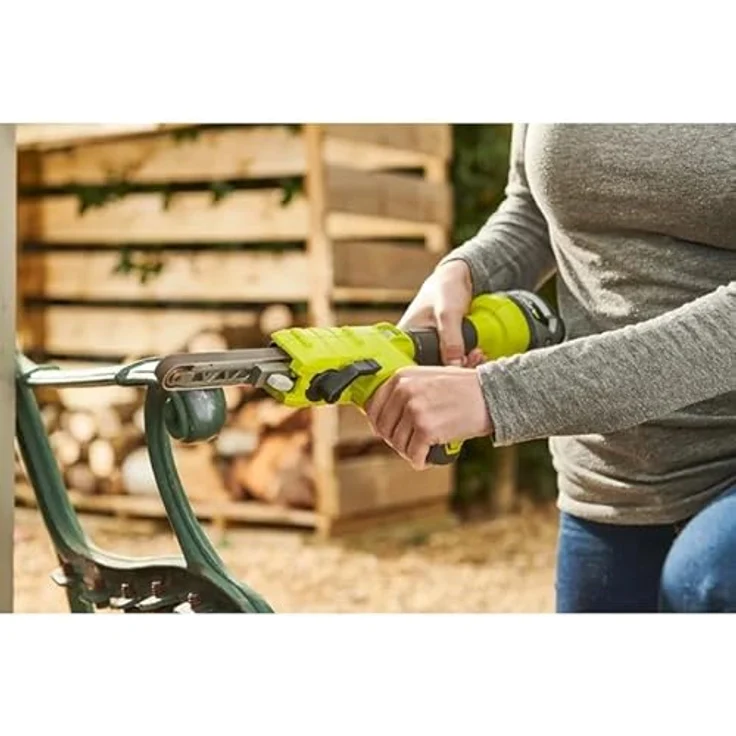 Ryobi 5133004179 Bandfeile (18 V, Maße 13x457, Geschwindigkeit bis 630 m-min, 3X Schleifbänder, ohne Akku) R18PF-0 – Bild 2