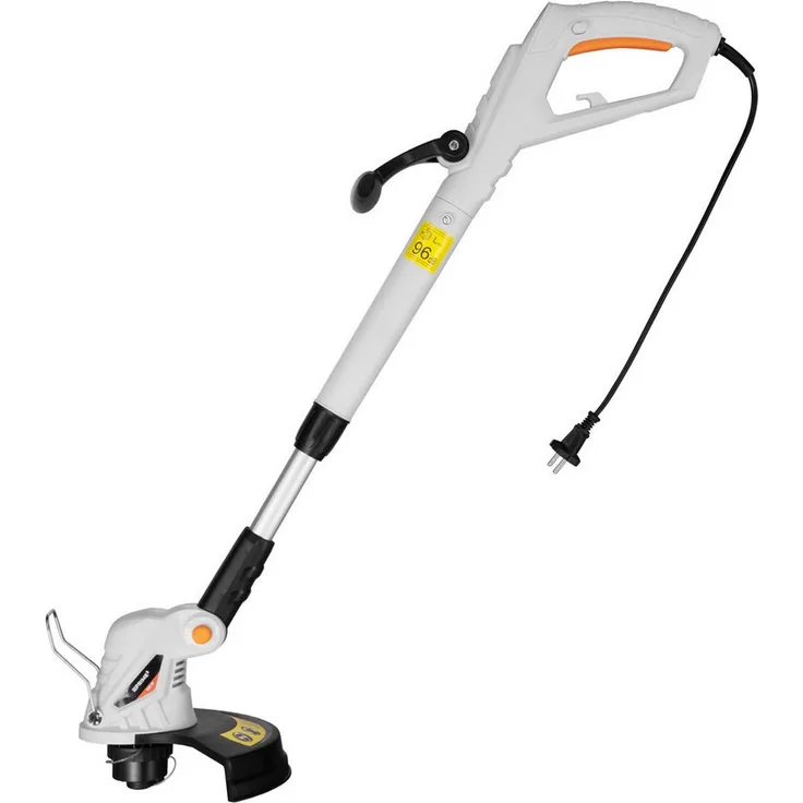 PRIME3 GGT41 Elektro-Rasentrimmer, 500W mit Teleskopstange, 25cm Schnittdurchmesser, 12000 U/min, inkl. Blumenstopp
