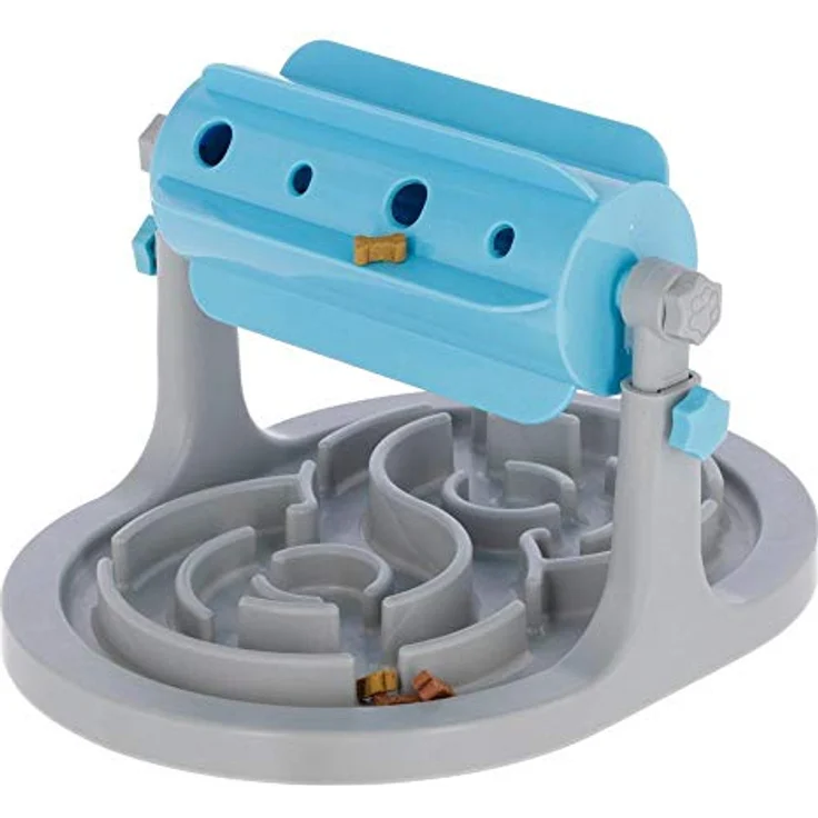 Kerbl Maxi-Pet 80812 Snackrolle Anti-Schling grau/blau, 27x32x20-26cm – Bild 2