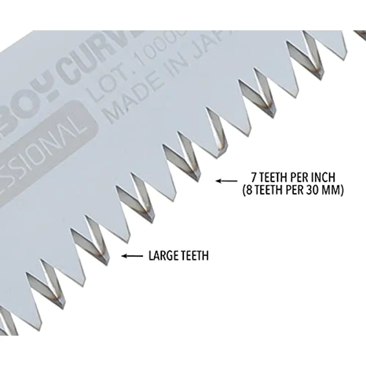 Silky Klappsäge Pocketboy Curve 170mm gelb-grob – Bild 6