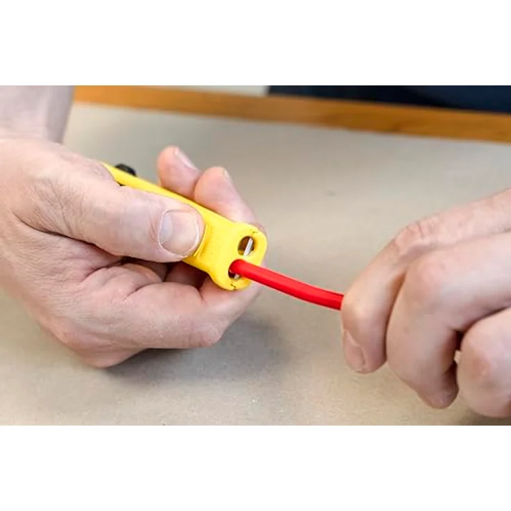 WEICON Abisolierzange Entmantelungszange Mini-Solar 4/6 mm², glasfaserverstärkt, Solar-Werkzeug mit integriertem Längenanschlag, Seitenschneider bis 10 mm² – Bild 4