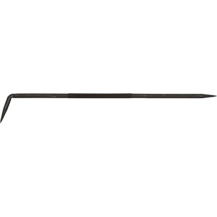 KSTOOLS Anreißnadel 190mm, gehärtete Spitze aus Spezial-Werkzeugstahl, gerändelter Handgriff, gerade und 70° gebogene Spitze – Bild 1