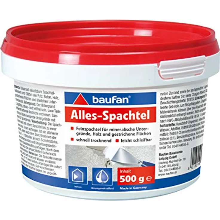 Baufan Alles Feinspachtel 500 G – Bild 2
