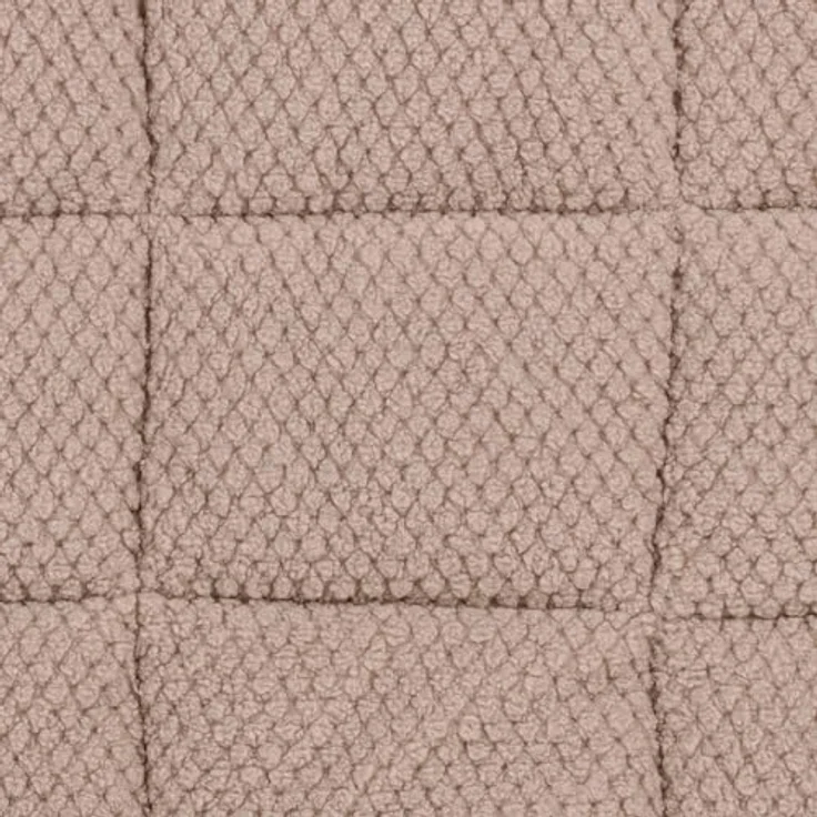 Flamingo Kissen für Hunde Jacquard rechteck taupe - 116x69x8cm - Waschbar - Rutschfester Boden und geeignet für Drahtkäfige – Bild 3