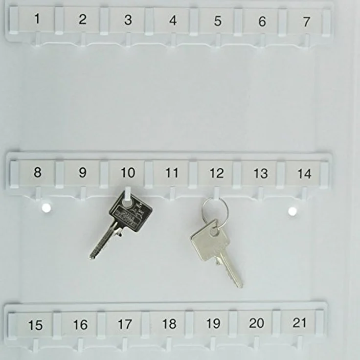 BURG-WÄCHTER Schlüsselbox, 35 Haken, Stahlblech, Höhe: 330 mm, KB 35 W, Weiß – Bild 4