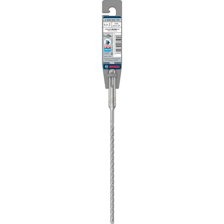 Bosch PRO SDS plus-5X Hammerbohrer, 5.5x150x210 mm, langlebig und präzise für Stahlbeton – Bild 4