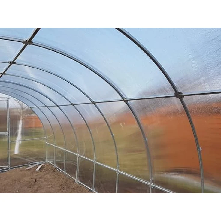Klasika Gewächshaus KLASIKA Tube 3x6m mit fundamenten und 4mm Polycarbonat, das stärkste Gewächshaus – Bild 3