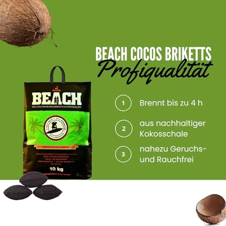 BlackSellig Kokosbriketts - 10 kg – Bild 3