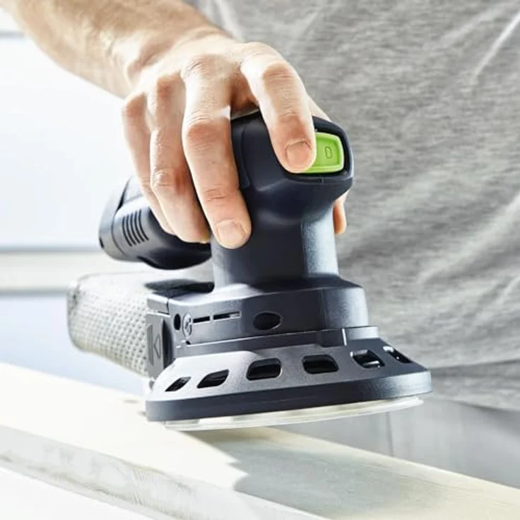 Festool Akku-Exzenterschleifer ETSC 125, 18 V mit 3,0 Ah Akku und PROTECTOR für schonendes Schleifen – Bild 4