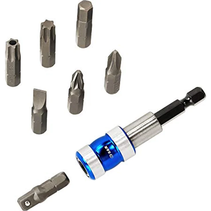 S&R Bit Set 57-teilig mit Bithalter in Handlicher Box, Schrauber-Bit-Satz für Akkuschrauber, Schlagschrauber und Bohrmaschine, vielseitiges Set für Profis und Heimwerker, mit Sechskant-Schaft, in Kunststoff-Box aus robustem S2-Stahl – Bild 3