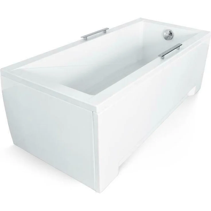 JVmoebel Moderne rechteckige Badewanne, Weiß, aus hochwertigem Material, Made in Europa