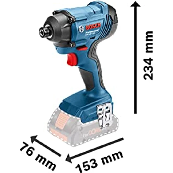 Bosch Professional GDR 18V-160 Akku Drehschlagschrauber 18V System, 18 V – Bild 3