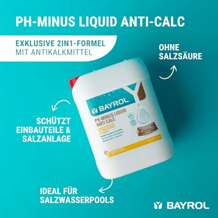 Bayrol pH Minus Liquid Domestic 14,9% 20L für Dosieranlagen – Bild 5