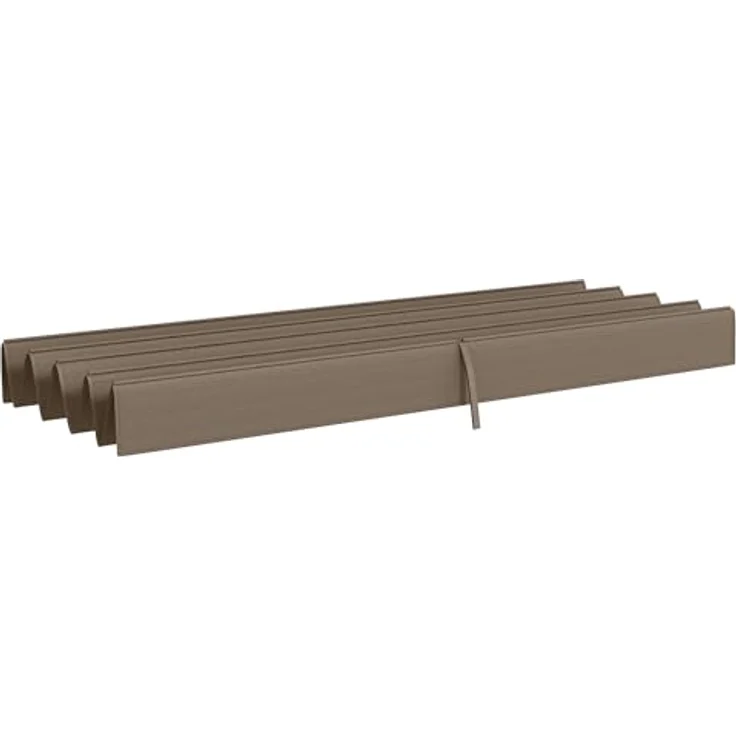 Outsunny Pavillon-Ersatzdach für 2,85 x 2 m Pergola, wasserabweisend, UV-Schutz 30+, Farbe Kaffee, mit Regenabflusslöchern, 286 x 245 cm – Bild 6