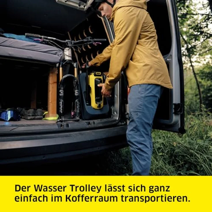 KÄRCHER Hochdruckreiniger Kärcher Home & Garden WT 12 Wasser-Trolley, mobiler Reiniger ohne Wasseranschluss, 12 Liter Tank, silber – Bild 5