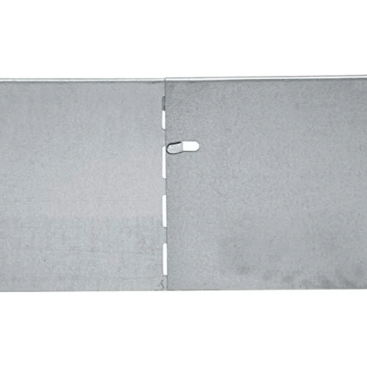 bellissa Rasenkante aus Metall - 7010 - Stahlblech feuerverzinkt, silberfarbig - 118 x 19,5 cm, Nutzlänge 5,75 m - Mit patentierter Verbindungstechnik – Bild 3
