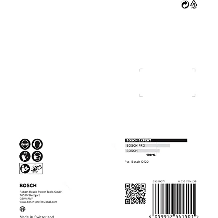 Expert C470 Schleifpapier-Set für Exzenterschleifer, 125 mm, 8 Löcher, G 60-120-240, 6-tlg. – Bild 4