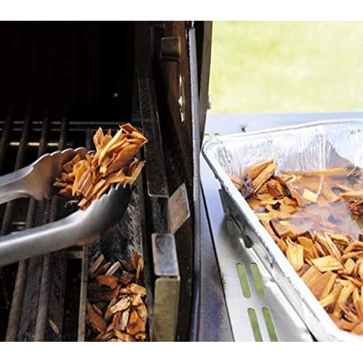 Weber 17622 R„ucherchips Buche, 700 g, dezentes R„ucheraroma, Fleisch und Gefgel, Aroma, R„uchern, Grillen – Bild 4