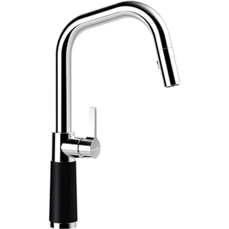 Schock Küchenarmatur SC-530 SB, ausziehbar mit Strahl-Brause, Rückflussverhinderer, Schwenkbereich 120°, ergonomisches Design