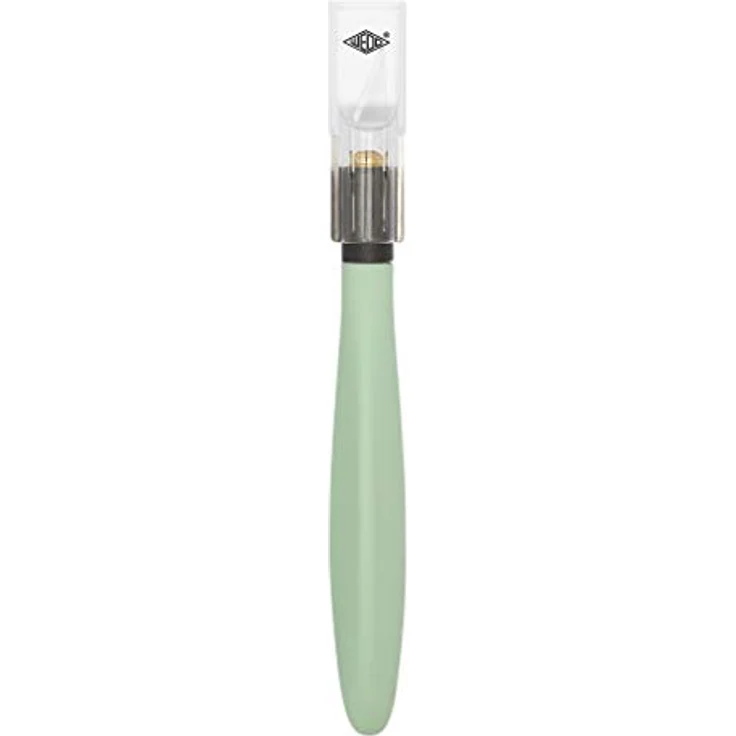 Werner Dorsch Comfortline Pastell Cuttermesser, Skalpell mit 15 cm scharfer Klinge, mintgrün/schwarz und 5 Ersatzklingen – Bild 1