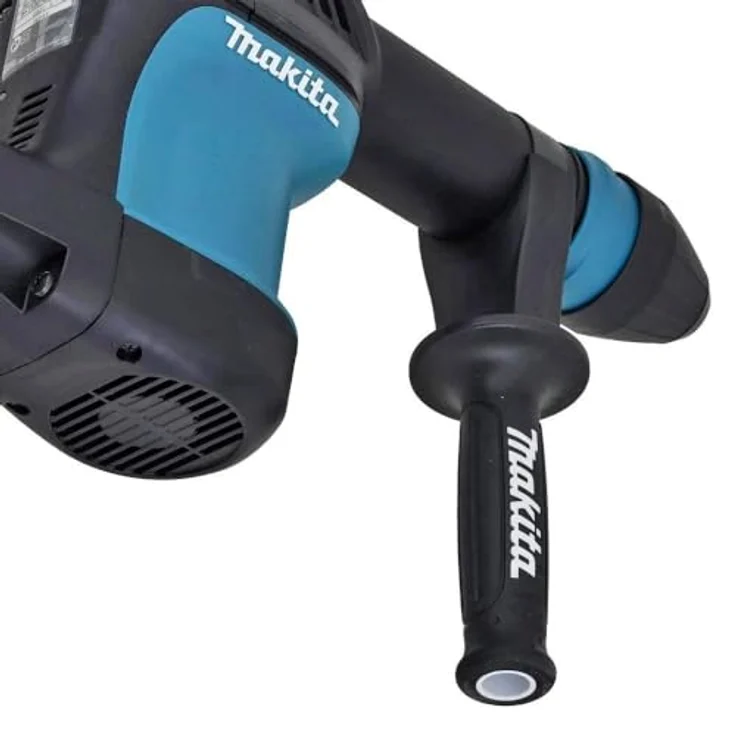 Makita HM0870C Stemmhammer 1100 W SDS-max 7,6 J mit Transportkoffer, Gewebetuch, Bohrerfett – Bild 5
