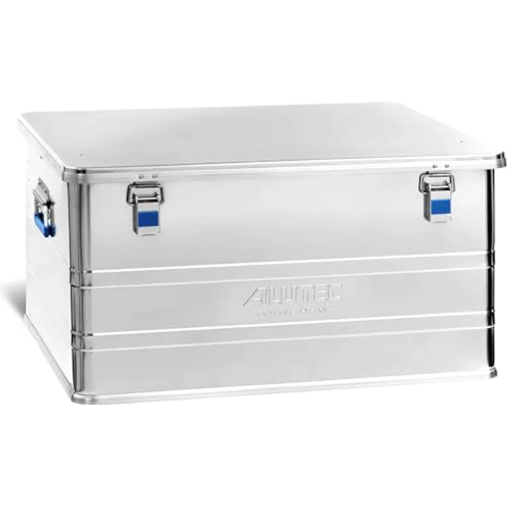 ALUTEC Aluminiumbox COMFORT 157, Werkzeugbox mit 157 l Volumen, innen 750 x 550 x 381 mm, staub-/spritzwassergeschützt, abschließbar, Gewicht 7,74 kg – Bild 1