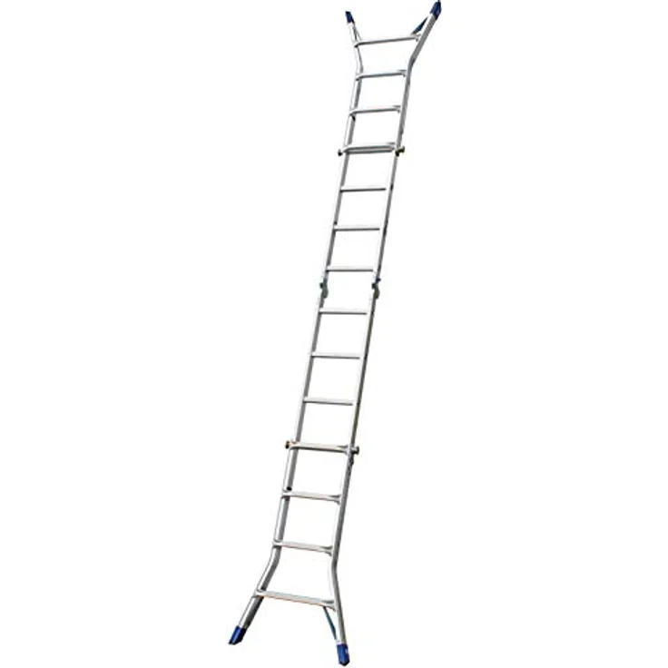 KRAUSE Teleskopleiter »STABILO«, 16 Sprossen, Aluminium – Bild 3