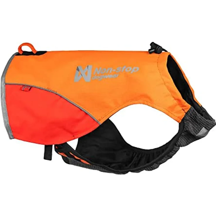 Non-Stop Dogware Hundewarnweste, Sicherheitsweste, Jagtweste Protector Vest (S), Aramidgewebe, 3M Reflektionsstreifen, Schwarz – Bild 1