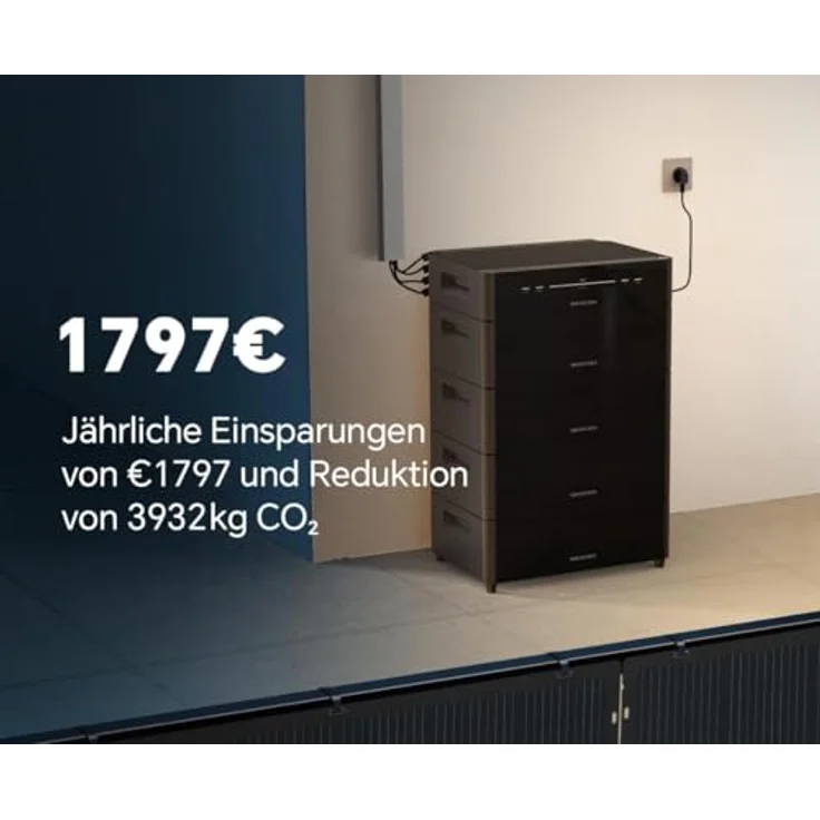 MARSTEK VENUS D Balkonkraftwerk-System Hauptgerät mit 2.2kW AC-Kopplung, 4 MPPT, erweiterbar auf 15,36 kWh, wetterfest nach IP65 – Bild 3