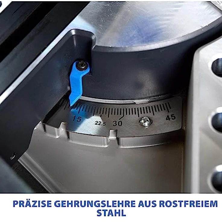 Evolution S355MCS Metall-Gehrungssäge 2200W, 355mm Kappsäge für Metall, +/- 46° Gehrungsbereich, CNC-Basis, Profi-Trockenschnitt-Technologie – Bild 10