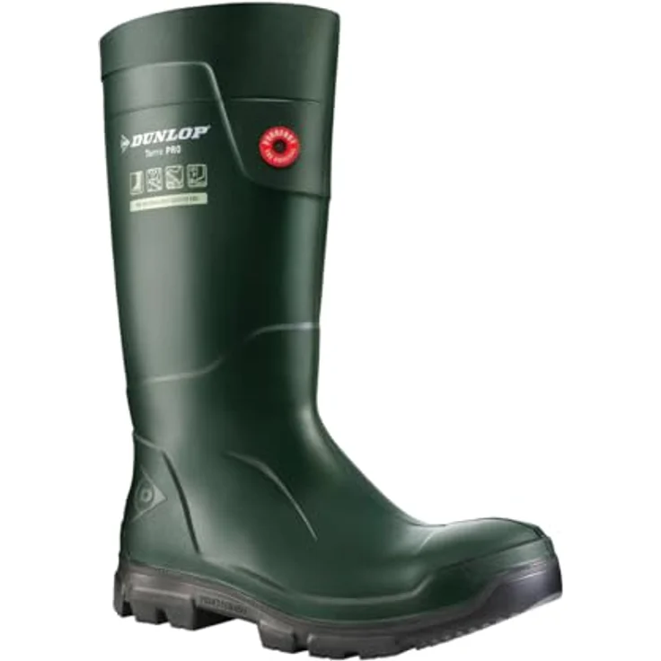 Dunlop Purofort Laars Terrapro, Unisex Sicherheitsschuhe in Olivgrün, Größe 44, robust und komfortabel für anspruchsvolle Arbeitsumgebungen – Bild 4