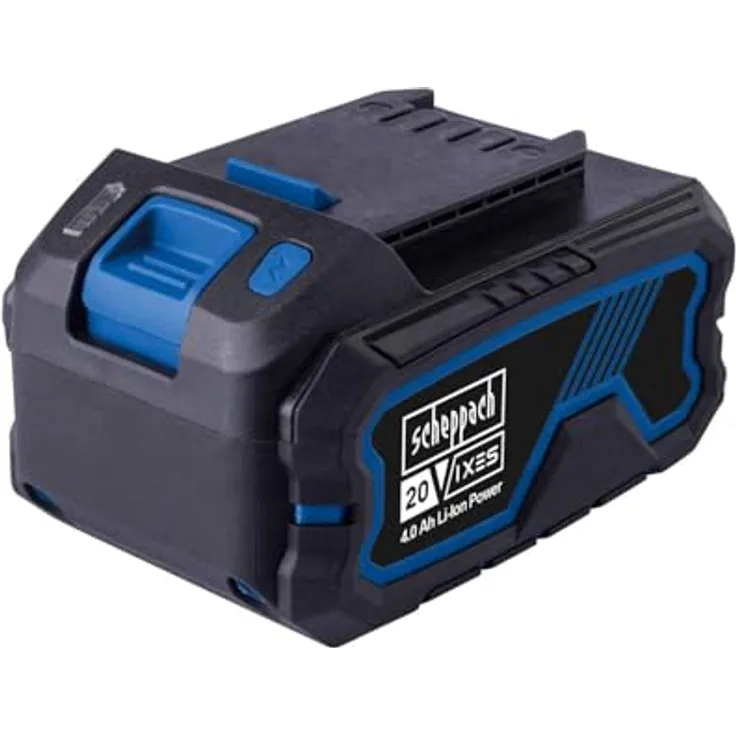 Scheppach 4Ah Lithium-Ionen-Akku 20V Ersatzakku | 20V-IXES-Serie | 3-stufige LED-Anzeige | Staub- & korrosionsgeschützt, Leistungsstarker - Preisvergleich
