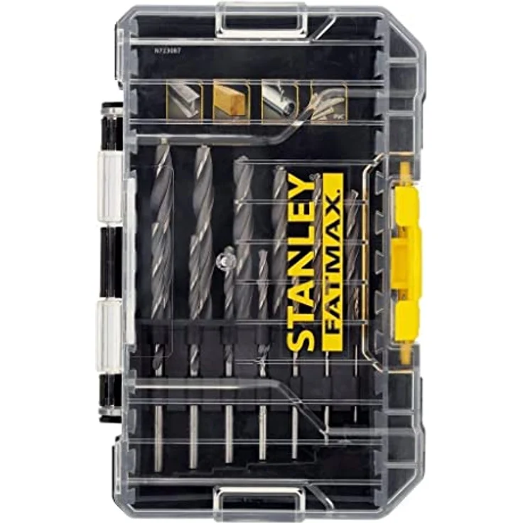 Stanley FatMax 13-tlg. Metallbohrer-Set STA88553, inklusive ToughCase, kompatibel mit Pro-Stack & T-Stak, ideal für verschiedene Metalle – Bild 1