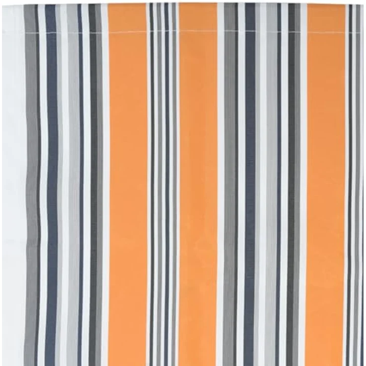 vidaXL Markise Markisen-Ersatzstoff für 2,5 x 2 m Rahmen, bunter Streifen aus Polyester mit texturierter Oberfläche, orange – Bild 7