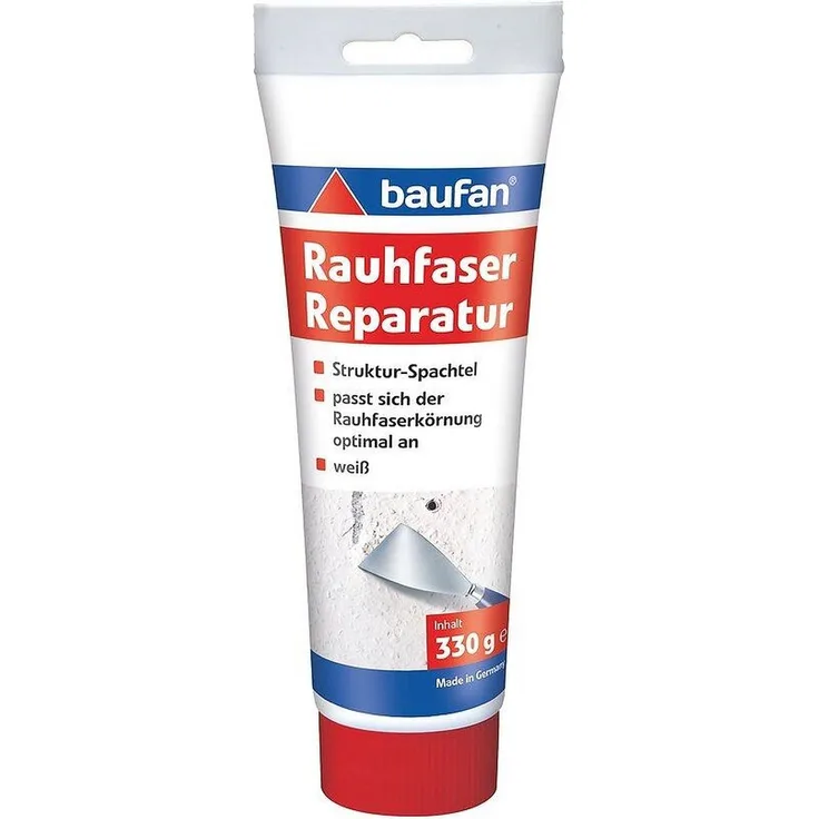 Baufan Raufaser-Reparatur-Spachtel Gut Modellierbarer Schnell Trocknender Struktur-Spachtel 330G