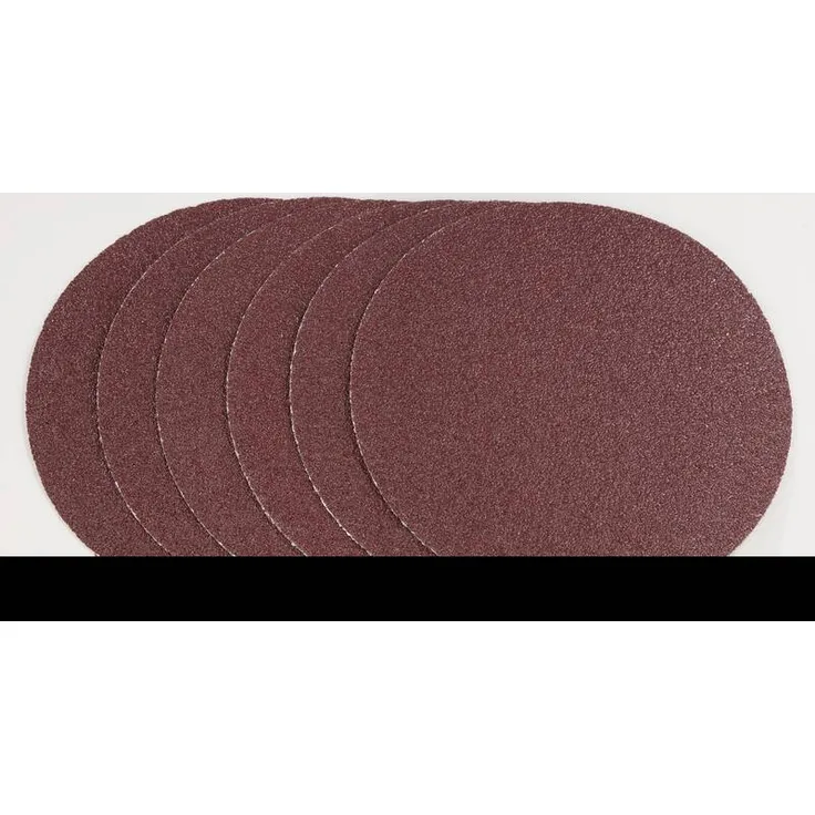 Schleifpapier Set, Durchmesser 125 mm, selbstklebend, 6 Stück (je 2 x K60-K80-K120)