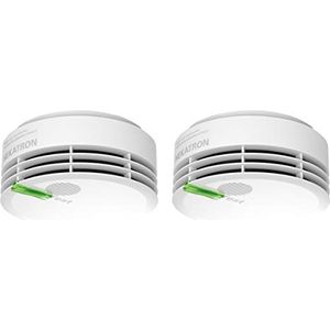 Bild für Hekatron Rauchmelder Genius Plus Edition 2021 – mit 10 Jahre Batterie – inkl. 2 x Klebepad – App-unterstützt – Rauchwarnmelder weiß – mehrsprachig – 2 Stück