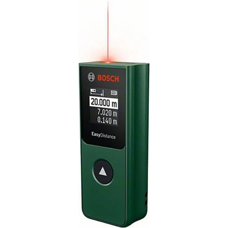 Bosch Home & Garden Entfernungsmesser Digitaler Laser-Entfernungsmesser EasyDistance 20, kontrastreiches Display, bis 20 Meter, grün