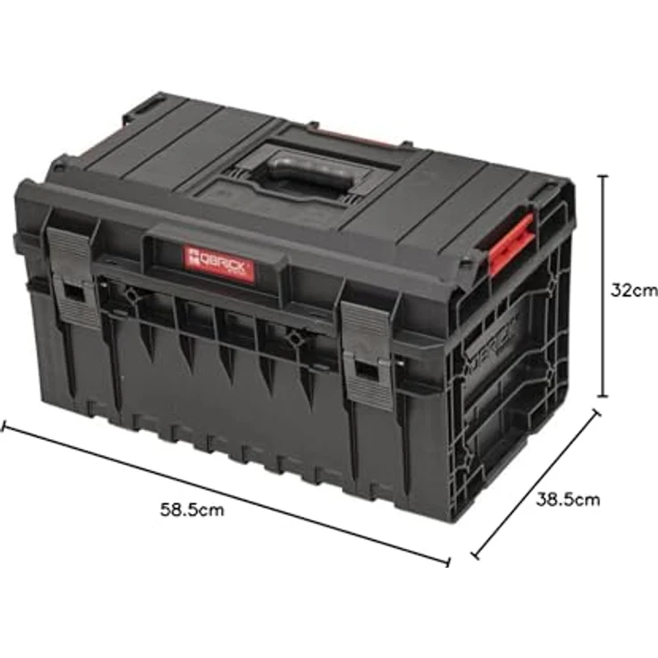QBRICK System Werkzeugkoffer Qbrick System ONE 350 2.0 Basic Werkzeugkoffer 585 x 385 x 320 mm 38 l, Schwarz – Bild 3