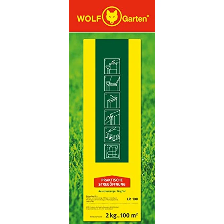 WOLF-Garten Turbo-Nachsaat für 100 m² Rasensanierung (LR 100) – Bild 6