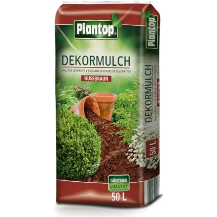 Ziegler Gregor Plößberg Plantop Dekor-Mulch 50l Körnung 10-40mm – Bild 2