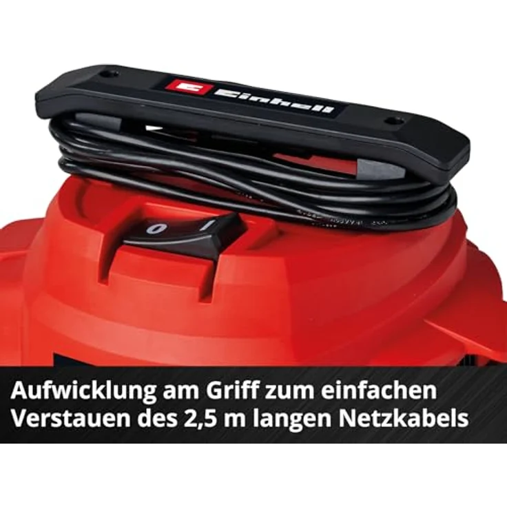 Einhell TC-VC 1812/1 S 2342500, Nass-Trockensauger, 1250 W, Rot/schwarz/Silber – Bild 5