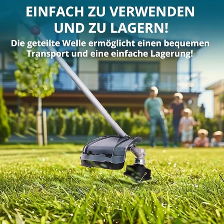 Könner & Söhnen Elektro-Rasentrimmer KS BCT-1400, 1.400 W, Schnittbreite Faden 42 cm, Schnittbreite Messer 25,5 cm, ergonomisch und leicht – Bild 3